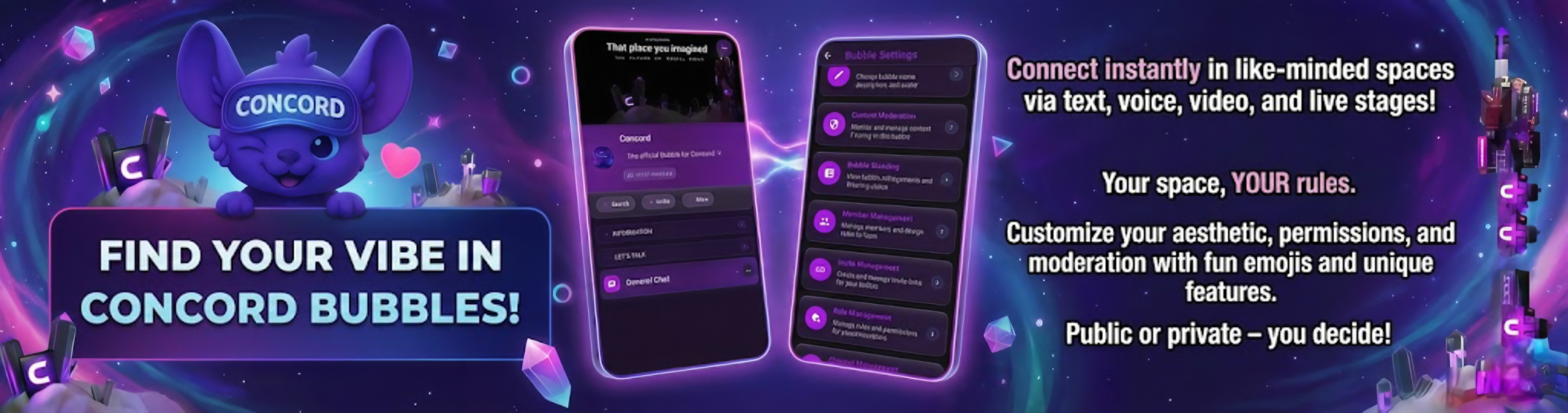 Community Bubbles - Create safe spaces for connection