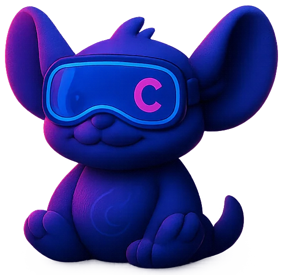 Concord Mascot Nova with VR Goggles