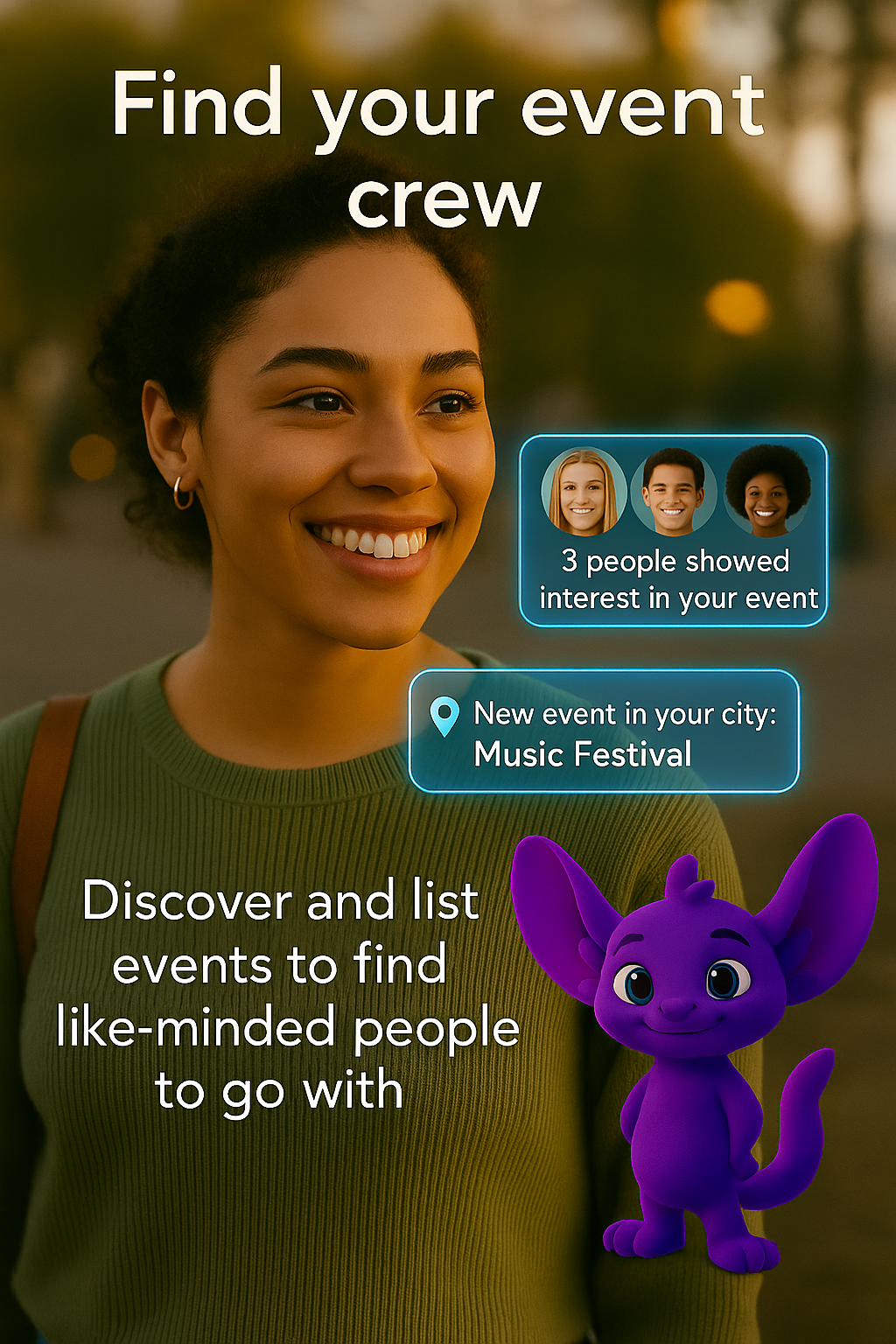Events discovery screenshot