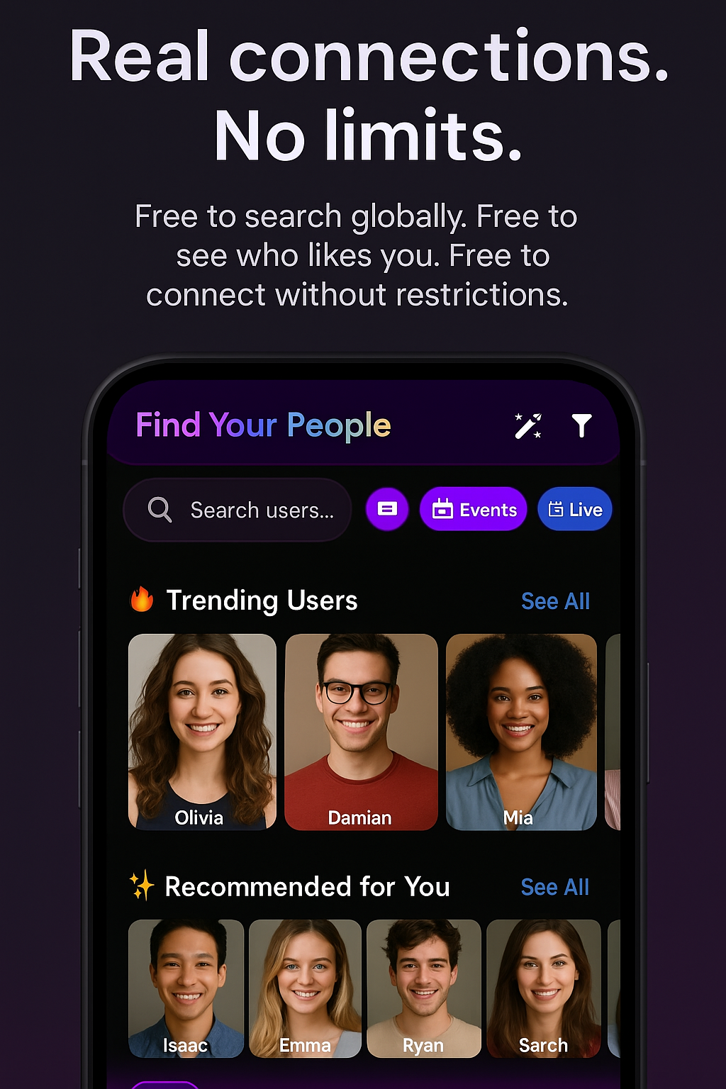 Matchmaking screenshot